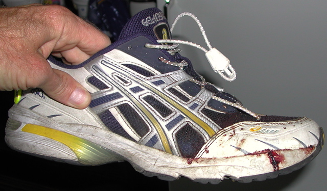Edge of Shoe