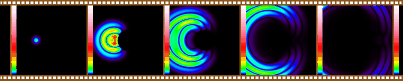 some frames of an animation